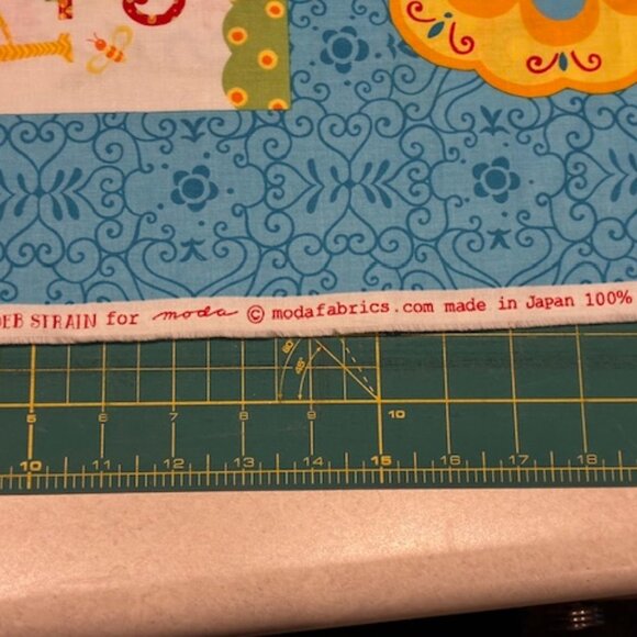 Moda Bloomin' Fresh Deb Strain #19660 1 yd + 10" 100% cotton Quilt Friend Fabric - Picture 7 of 7